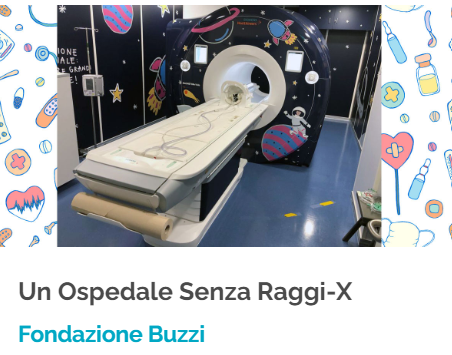 Una risonanza magnetica per Ospedale dei Bambini Buzzi.